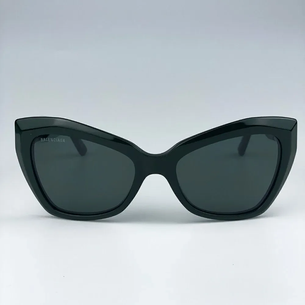 SALE! NEW Balenciaga BB0271S 004 Green Cat Eye Women Sunglasses